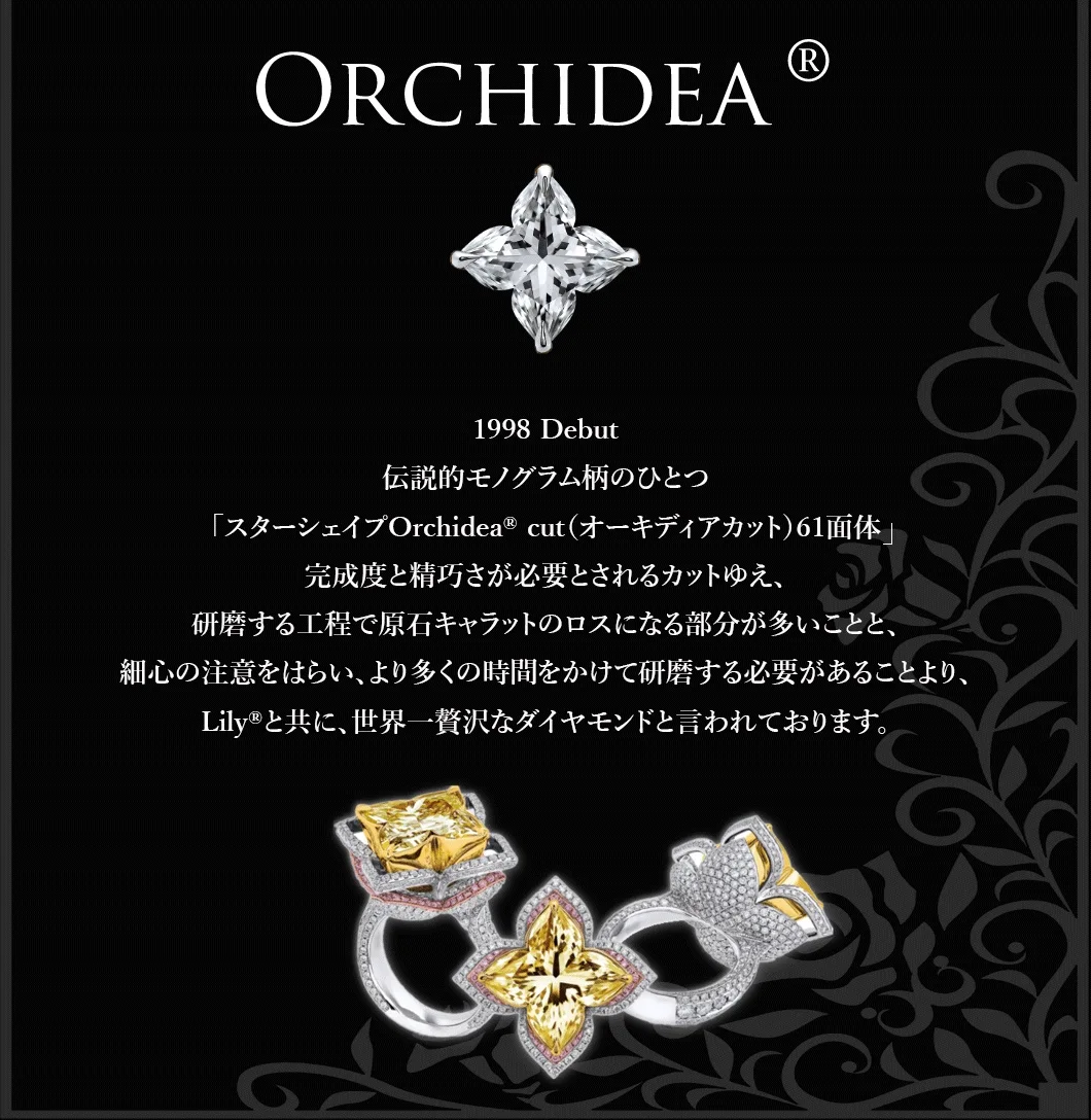 これは奇跡から始まるOrchidea®ダイヤモンド